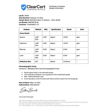 Ultimate Methylene Blue