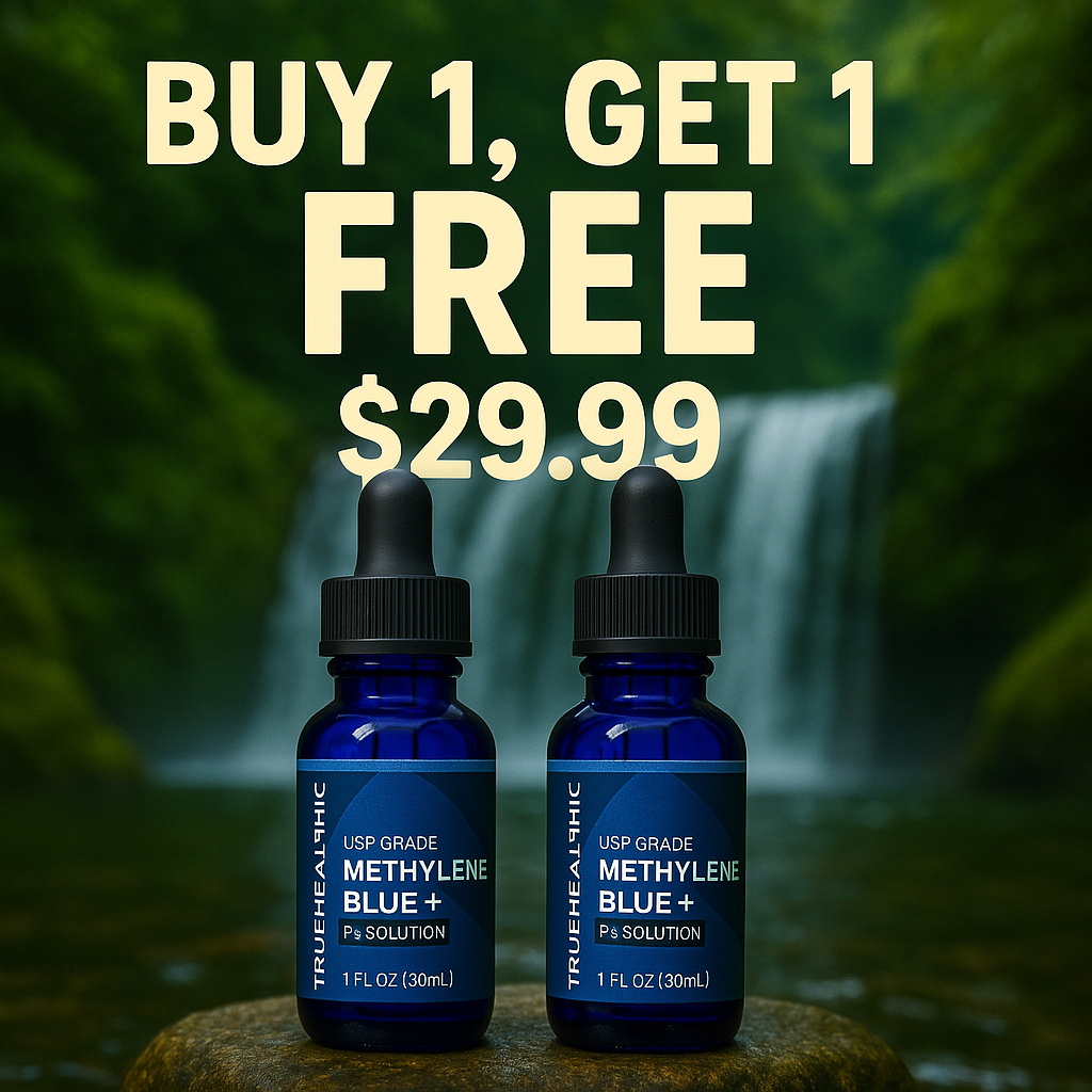 [BUY ONE GET ONE FREE] TrueHealthic™ Ultimate Methylene Blue 1% 30mL (1.0 oz)